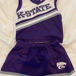 Kansas State University cheerleader outfit